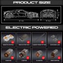 1: 8 Bugatti La Voiture Noire Building Sets with Remote Control, Electric Lifting Chassis, Electric Door (4688 Pcs)