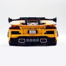 1: 8 Corvette C8 Supercar Building Sets with Remote Control, Electric lift tail, Electric Lifting Chassis, Electric Door (3788 Pcs)