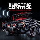 1: 8 Dark Armor Car Building Sets with Remote Control, Electric Lift Missile System, Electric Door (4290Pcs)