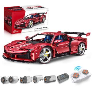 1: 8 Ferrari SF90 Building Set – Ultimate Remote-Control Supercar (3982Pcs)
