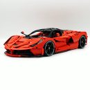 1: 8 LaFerrari C6 Sportcar Building Set, Fully Detailed Simulation, The Ultimate Collectible, None-Remote Controlled (4739Pcs)