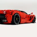 1: 8 LaFerrari C6 Sportcar Building Set, Fully Detailed Simulation, The Ultimate Collectible, None-Remote Controlled (4739Pcs)