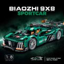 1: 8 Le Mans 9×8 RaceCar Building Sets with Remote Control, Electric Lift Tail Wing, Fluorescent Headlights (3746 Pcs)