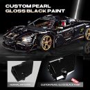 1: 8 McLaren 720S Supercar Building Sets with Remote Control, Electric Lift Convertible and Suspension, Electric Door, Tail Lift Design (3658Pcs)
