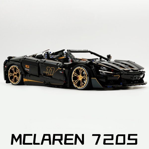 1: 8 McLaren 720S Supercar Building Sets with Remote Control, Electric Lift Convertible and Suspension, Electric Door, Tail Lift Design (3658Pcs) - Image 7