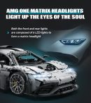 1: 8 Mercedes AMG ONE Building Set with Remote Control, Fully Detailed Simulation, The Ultimate Collectible, Electric Dutterfly Doors, Rear Wing Lifting, Controllable lights, Launch Control (3295 Pcs)