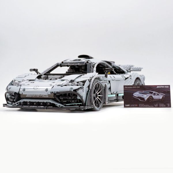 1: 8 Mercedes AMG ONE Building Set with Remote Control, Fully Detailed Simulation, The Ultimate Collectible, Electric Dutterfly Doors, Rear Wing Lifting, Controllable lights, Launch Control (3295 Pcs) - Image 10