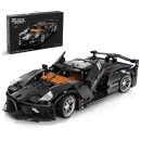 1:14 Bugatti Night V12 Sports Car Building Sets, Collectable Model for Boys Men Teens (1056 Pcs)