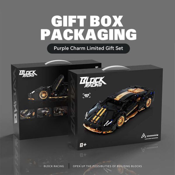 1:14 Lamborghini P1 Sports Car Building Sets, Collectable Model for Boys Men Teens (1309 Pcs) - Image 9