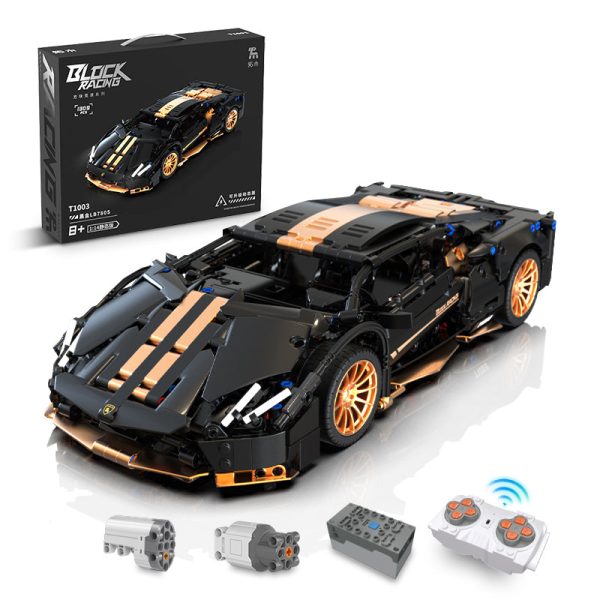 1:14 Lamborghini P1 Sports Car Building Sets, Collectable Model for Boys Men Teens (1309 Pcs) - Image 10