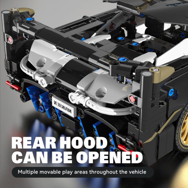 1:14 Platinum MC Supercar Building Sets, Collectable Model for Boys Men Teens (1242 Pcs) - Image 3