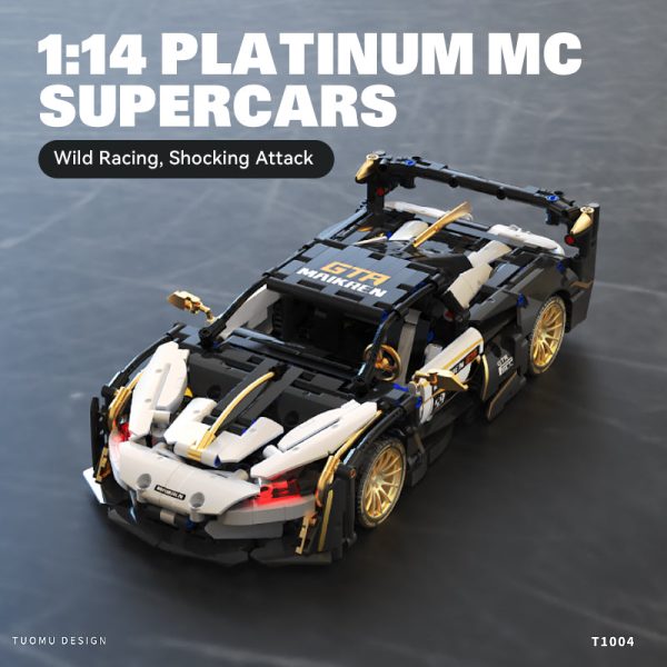 1:14 Platinum MC Supercar Building Sets, Collectable Model for Boys Men Teens (1242 Pcs) - Image 8
