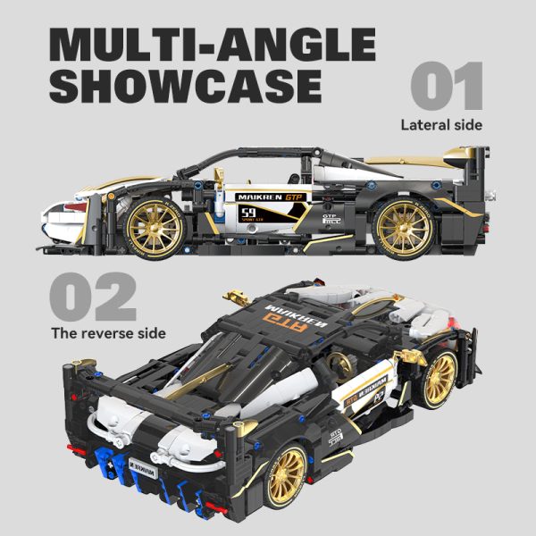 1:14 Platinum MC Supercar Building Sets, Collectable Model for Boys Men Teens (1242 Pcs) - Image 9