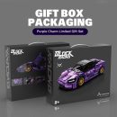 1:14 Purple Phantom Sports Car Building Sets, Collectable Model for Boys Men Teens (1273 Pcs)