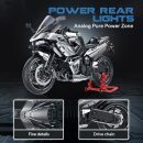 1:5 Kawasaki R7 Motorcycle Buiding Kit with Front and Rear Lights, Exclusive display stand, Adult Collectible Models (2156 Pcs)