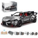 1:8 Toyota Supra Building Sets, Electric Air Suspension, Rear Accelerator Blade linkage (4399 Pcs)