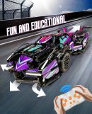 Lamborghini V12 Sports Car Building Sets with Remote Control, 1:14 MOC Raceing Car, 1124Pcs