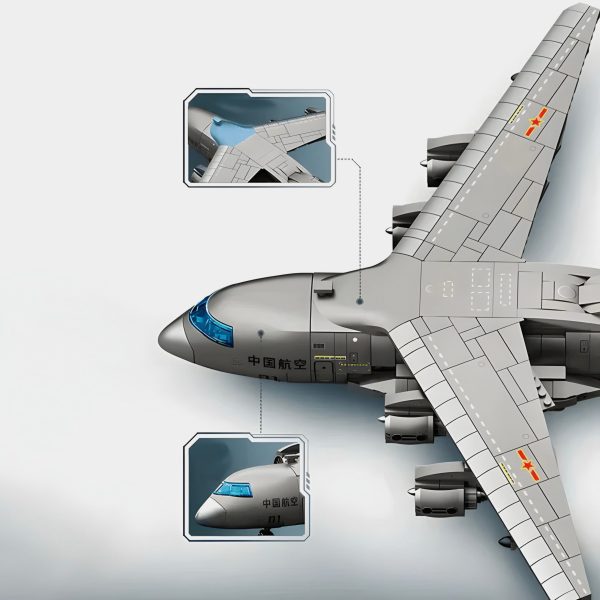 Y-20 TRANSPORT AIRCRAFT | 1416PCS - Image 5