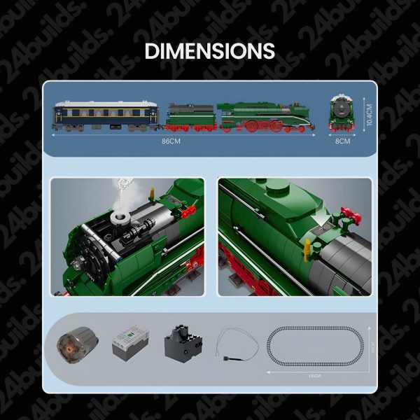 BR18 201 GERMAN EXPRESS | 2348PCS - Image 5