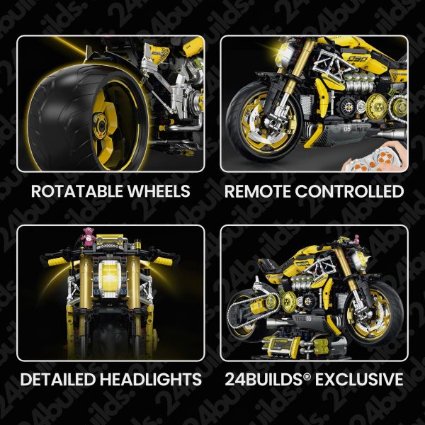 CYBERTUNED MOTORBIKE | 2752PCS - Image 4