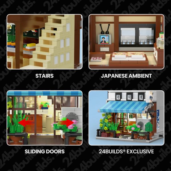 JAPANESE SUSHI SHOP | 1664PCS - Image 4