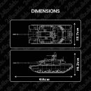 REMOTE CONTROLLED BATTLE TANK | 1194PCS