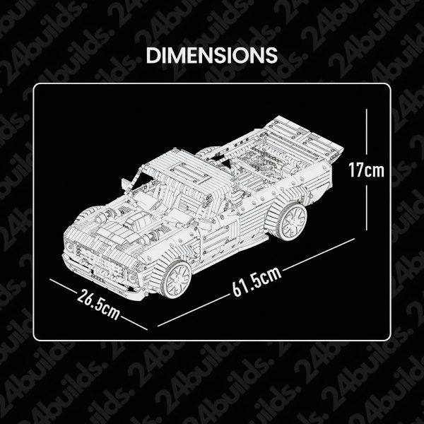 REMOTE CONTROLLED F-150 HOONITRUCK | 3694PCS - Image 6
