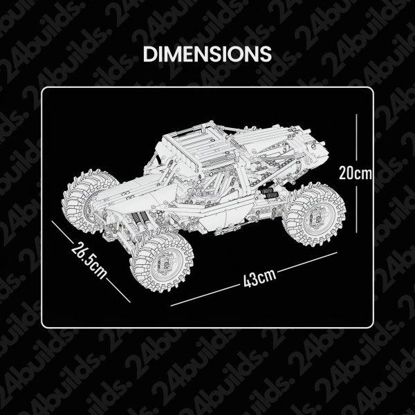 REMOTE CONTROLLED OFF ROAD BUGGY | 1880PCS - Image 7