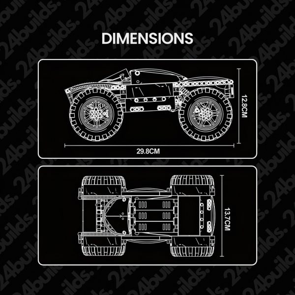 REMOTE CONTROLLED OFF ROAD BUGGY | 408PCS - Image 4