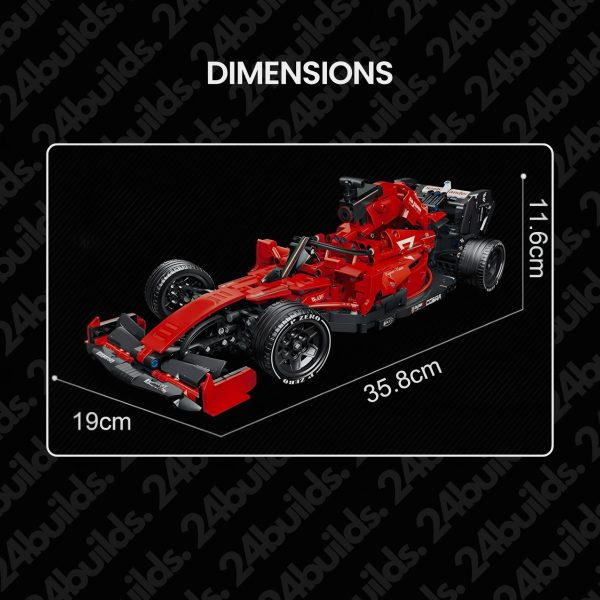 REMOTE CONTROLLED SINGLE SEATER RACE CAR | 1392PCS - Image 4