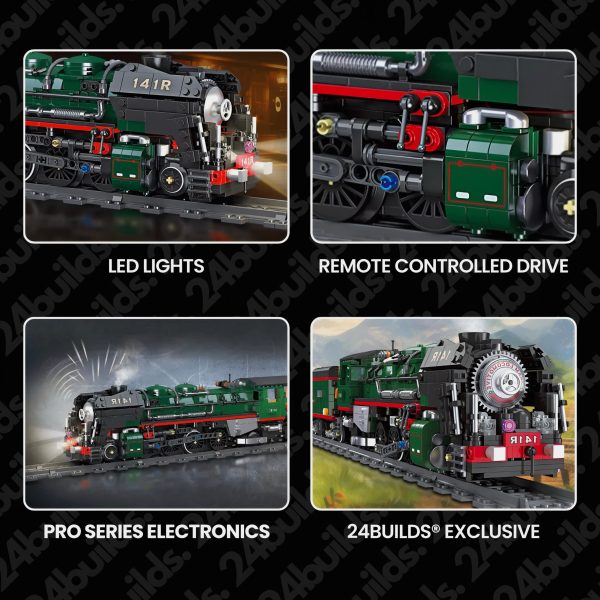 THE 141 R FRENCH STEAM LOCOMOTIVE | 1782PCS - Image 4
