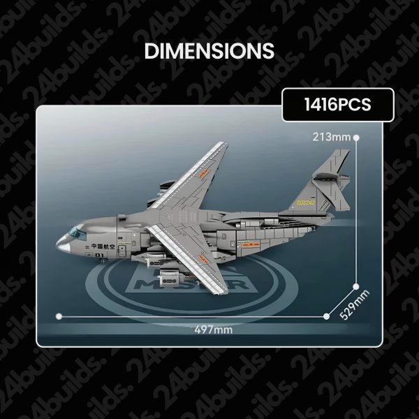 Y-20 TRANSPORT AIRCRAFT | 1416PCS - Image 7