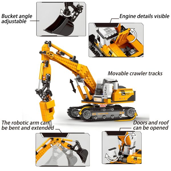 EXCAVATOR | 724PCS - Image 3