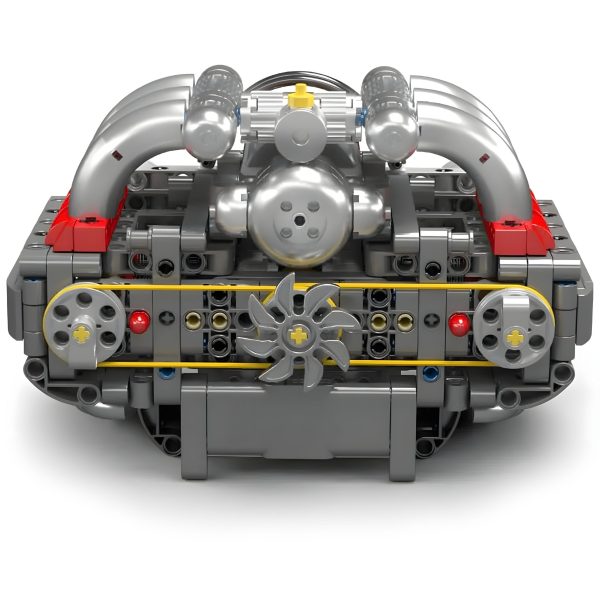 MOTORISED 6-CYLINDER ENGINE | 608PCS - Image 3