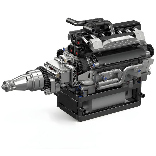 MOTORISED BRITISH LUXURY V12 ENGINE | 734PCS - Image 2