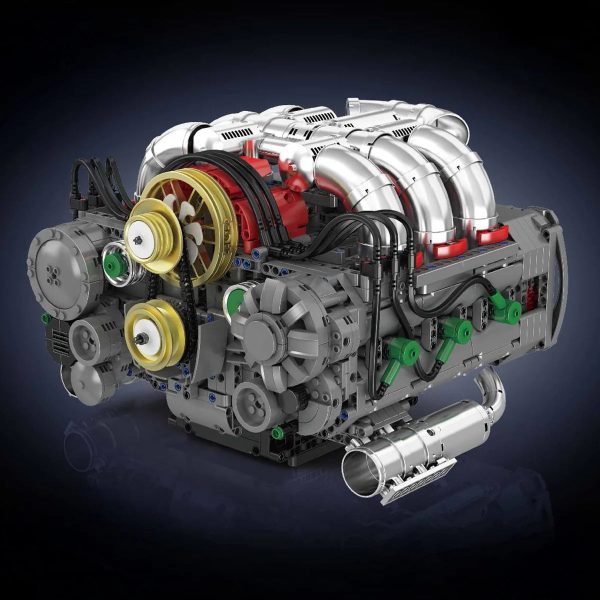 MOTORISED FLAT 6 ENGINE | 2376PCS - Image 2