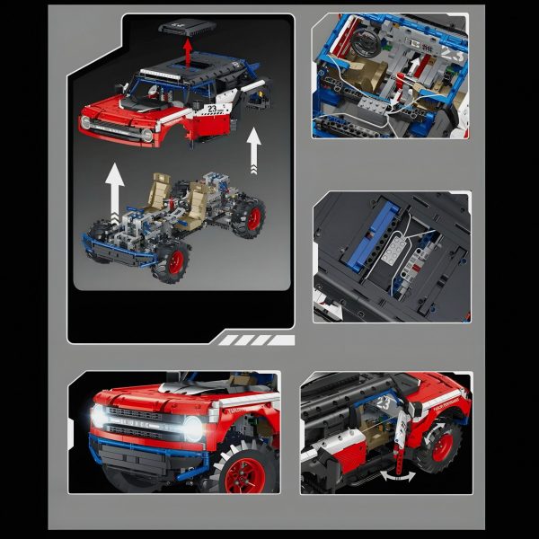 REMOTE CONTROLLED AMERICAN OFF ROADER | 2918PCS - Image 3