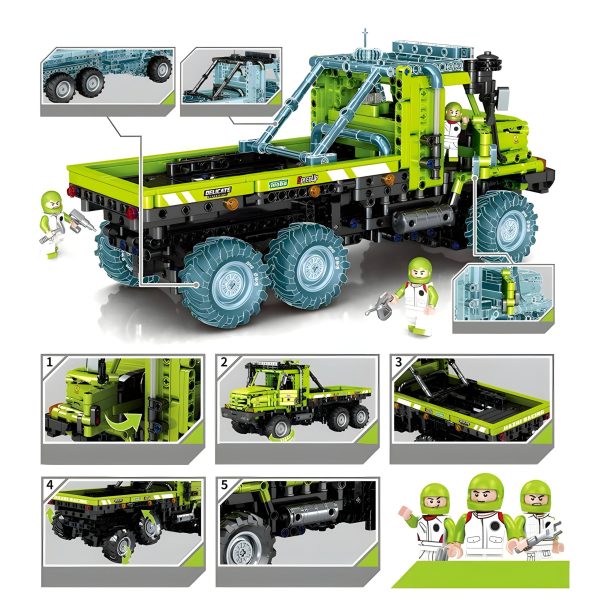 REMOTE CONTROLLED RECOVERY TRUCK | 1336PCS - Image 2