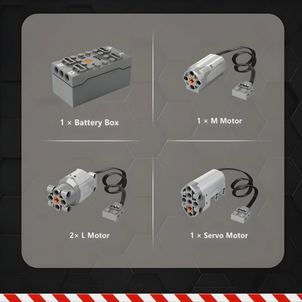 REMOTE CONTROLLED SKIP & TOW TRUCK | 2950PCS - Image 7