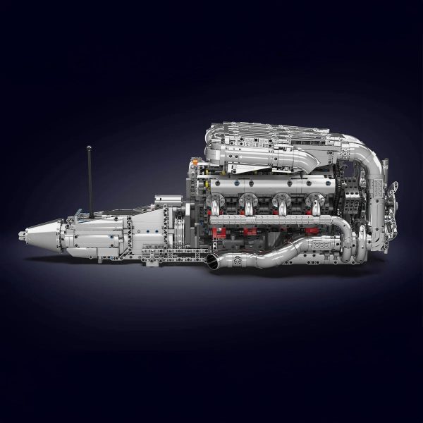 THE ULTIMATE CHROME 5.5L V8 ENGINE & GEARBOX | 2898PCS - Image 3