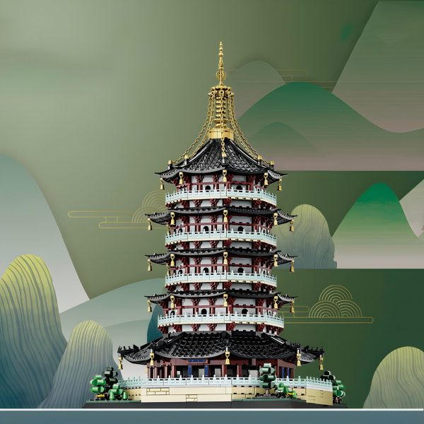 LEIFENG PAGODA | 1498PCS - Image 2