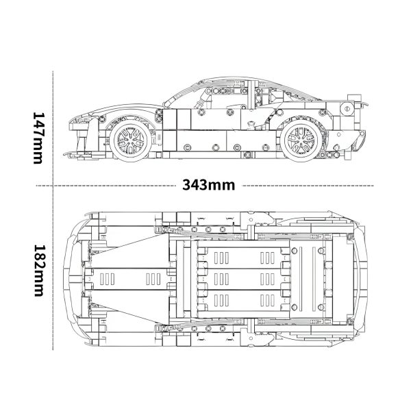 NASCAR EDITION MUSCLE CAR | 1534PCS - Image 6