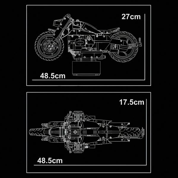R18 MUSCLE BIKE | 1672PCS - Image 6