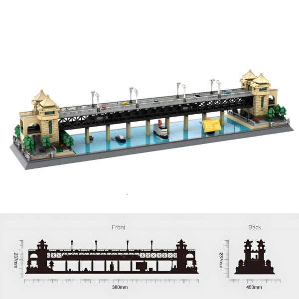 WUHAN YANGTZE RIVER BRIDGE | 1454PCS - Image 3