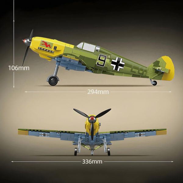 WWII DOGFIGHT LEGENDS BUNDLE | 1314PCS - Image 5