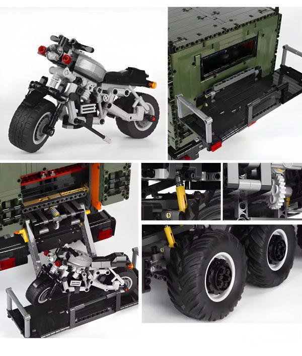 REMOTE CONTROLLED 6 WHEELED UNIMOG | 6690PCS - Image 2