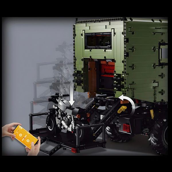 REMOTE CONTROLLED 6 WHEELED UNIMOG | 6690PCS - Image 5