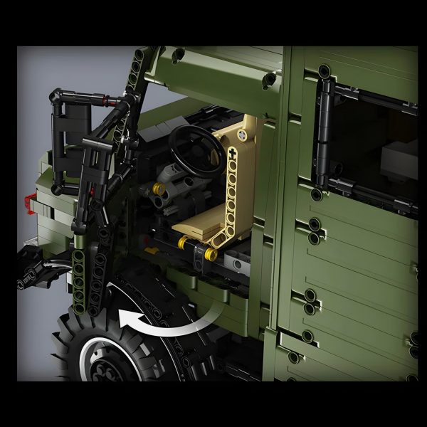 REMOTE CONTROLLED 6 WHEELED UNIMOG | 6690PCS - Image 7
