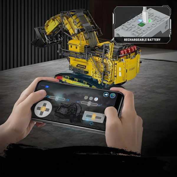REMOTE CONTROLLED HEAVY DUTY EXCAVATOR | 4768PCS - Image 6