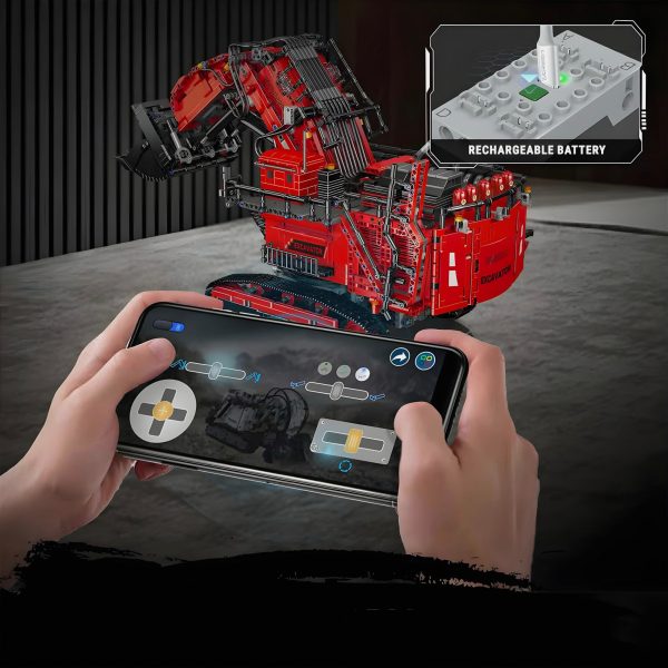 REMOTE CONTROLLED HEAVY DUTY EXCAVATOR | 4768PCS - Image 8